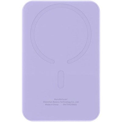 Baseues Magnetic Mini Powerbank 5000mAh 20W Purple